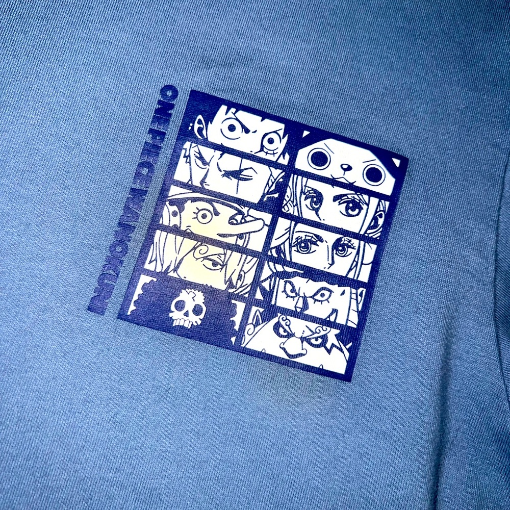 One Piece Blue Uniqlo T Shirt
